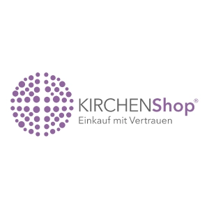 Logo KIRCHENshop der Handelsgesellschaft für Kirche und Diakonie